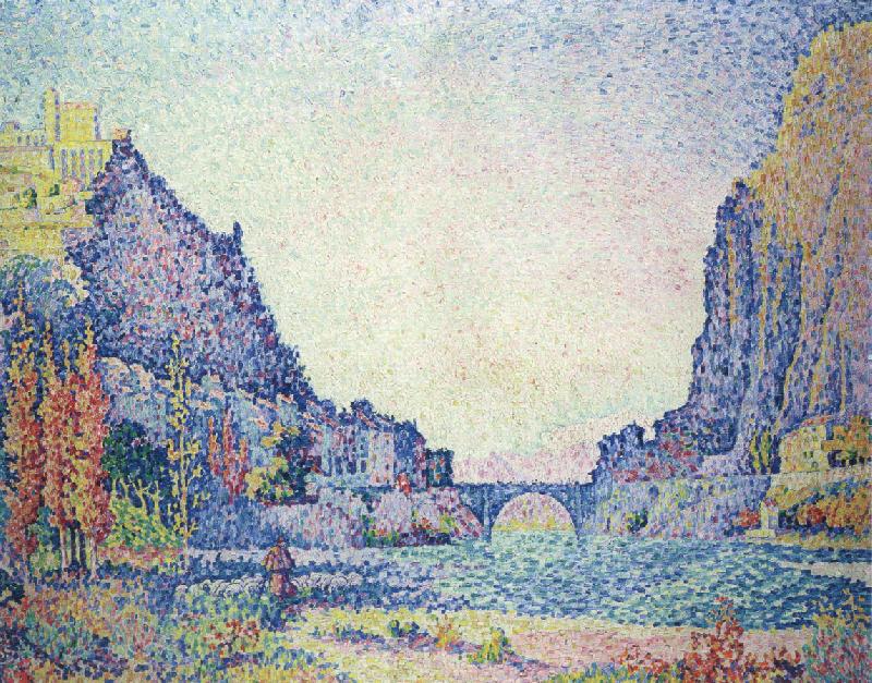 Paul Signac sisteron oil painting picture